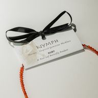 Nimf Geest Edelsteen Ketting Set - Bloedmaan
