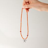 Nimf Geest Edelsteen Ketting Set - Bloedmaan