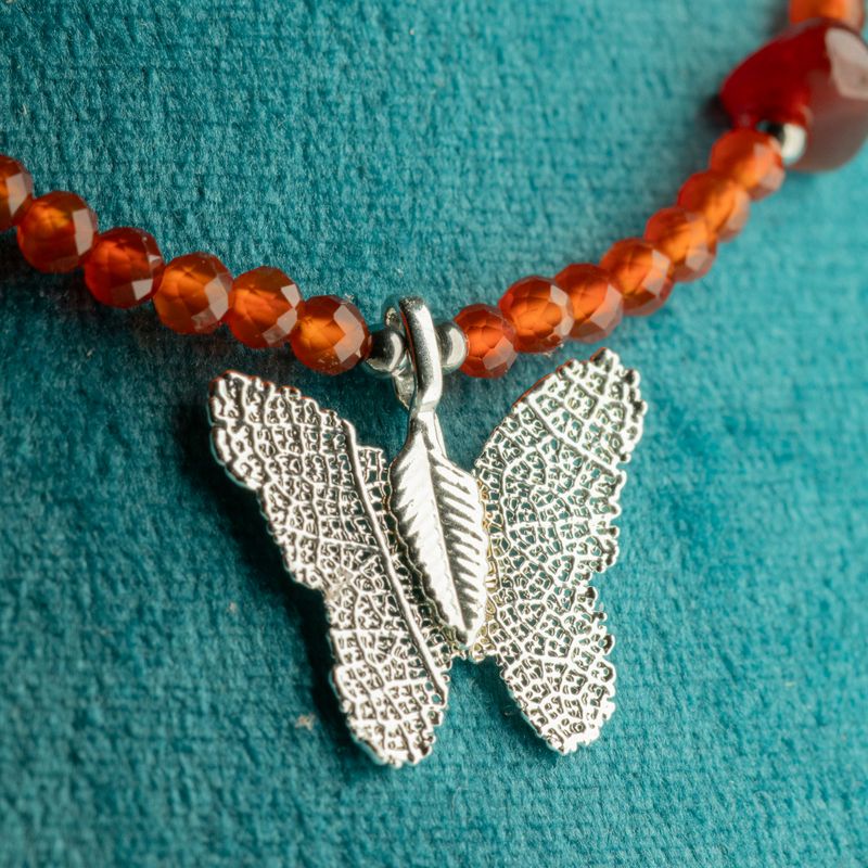 Nimf Geest Edelsteen Ketting Set - Bloedmaan