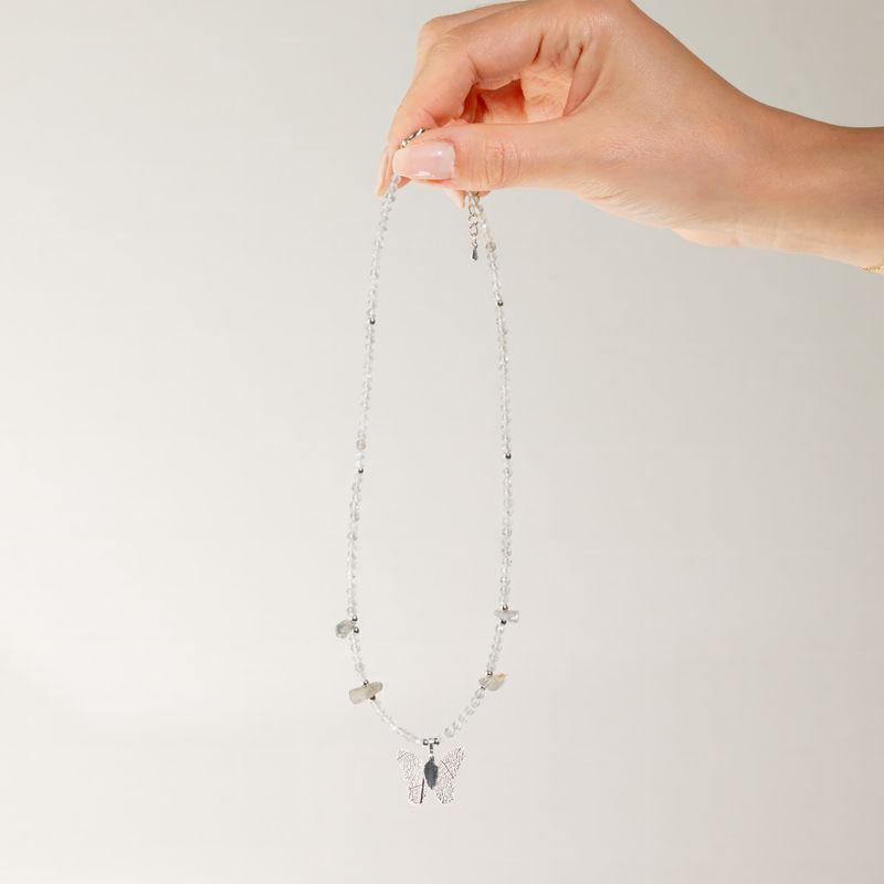 Nimf Geest Edelsteenketting Set - Noorderlichten