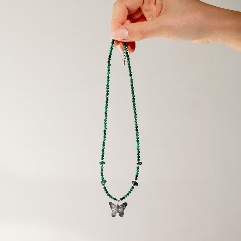 Nimf Geest Edelsteen Ketting Set - Bosgeest