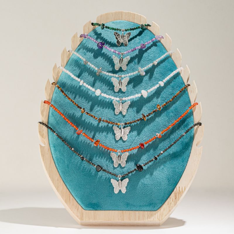 Nimf Geest Edelsteen Ketting Set - Bosgeest