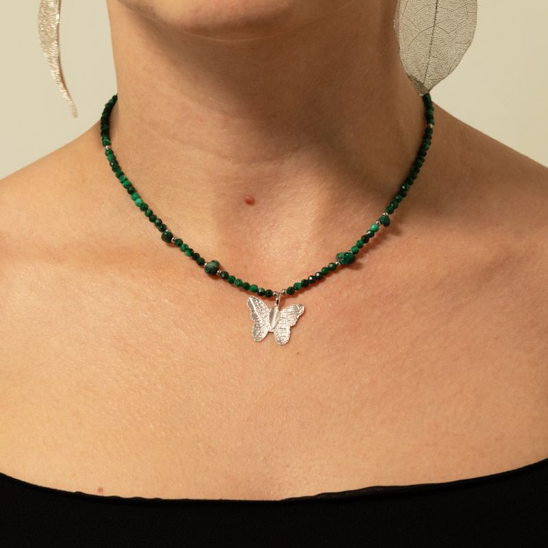 Nimf Geest Edelsteen Ketting Set - Bosgeest