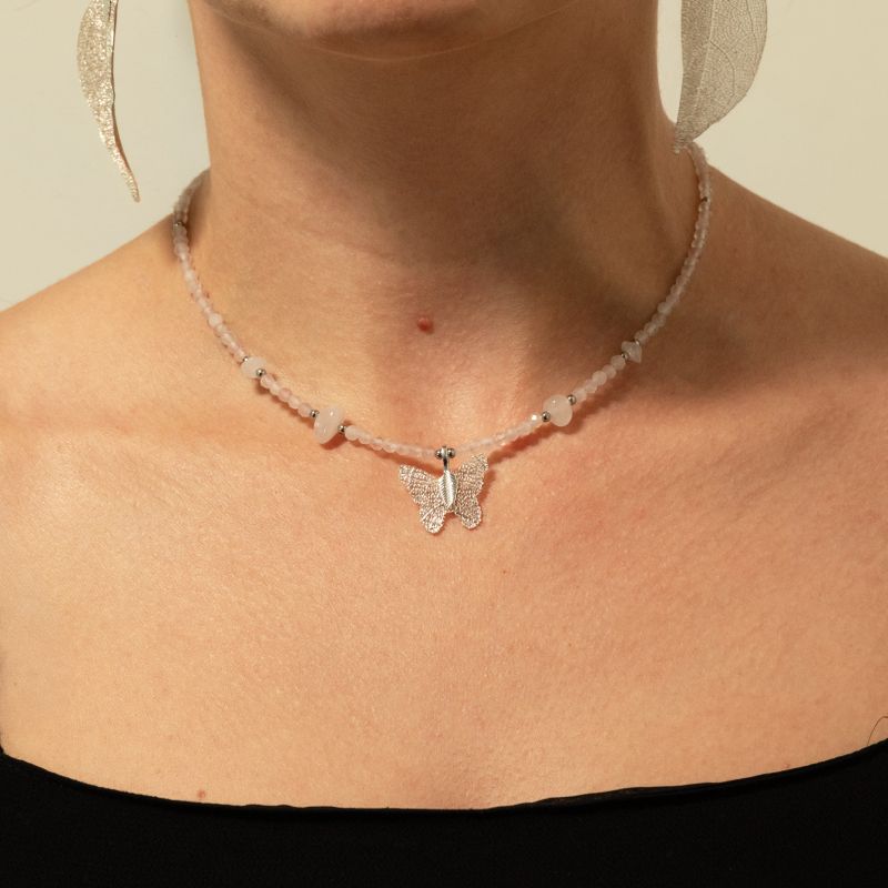 Nimf Geest Edelstenen Ketting Set - Liefde en Vlam