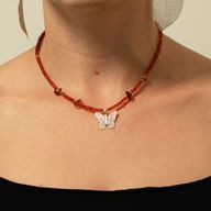 Nimf Geest Edelsteen Ketting Set - Bloedmaan