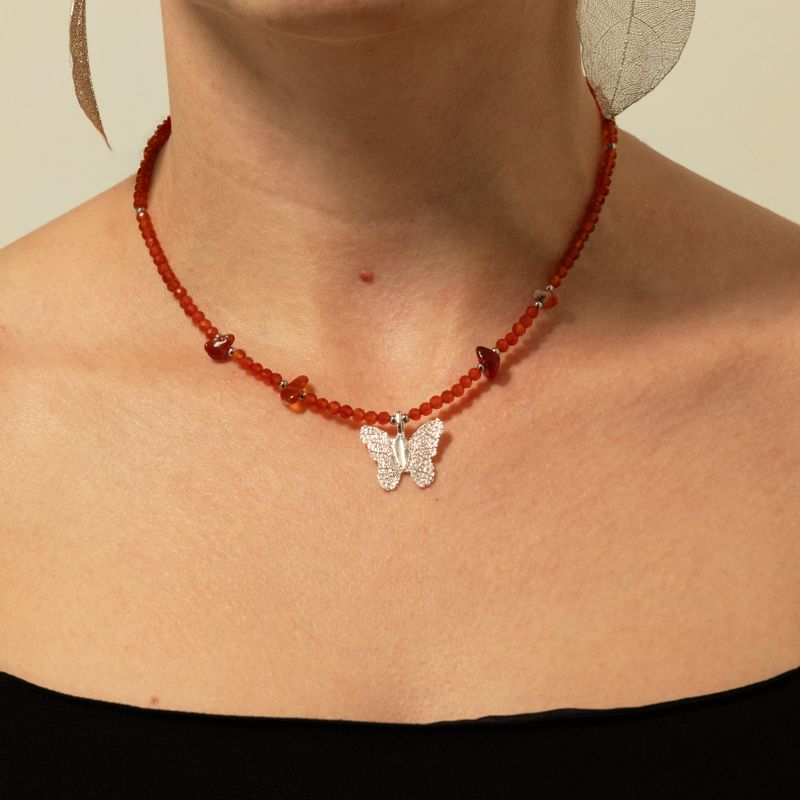 Nimf Geest Edelsteen Ketting Set - Bloedmaan