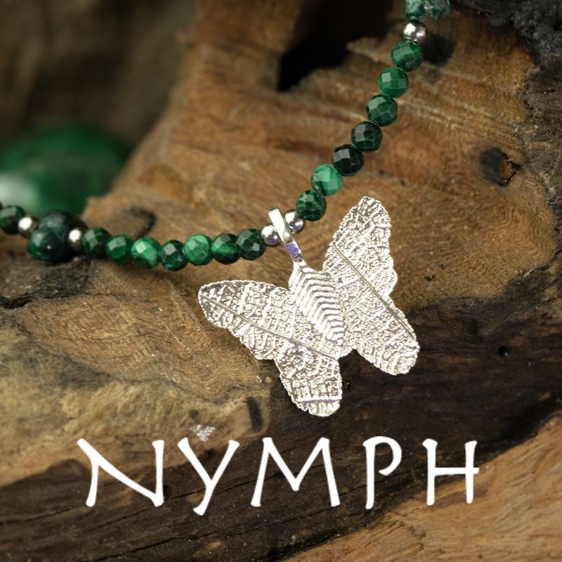 Nimf Geest Edelsteen Ketting Set - Bosgeest