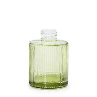 150 ml geribbelde ronde rietdiffusorfles (28 mm nek) - rookachtig groen