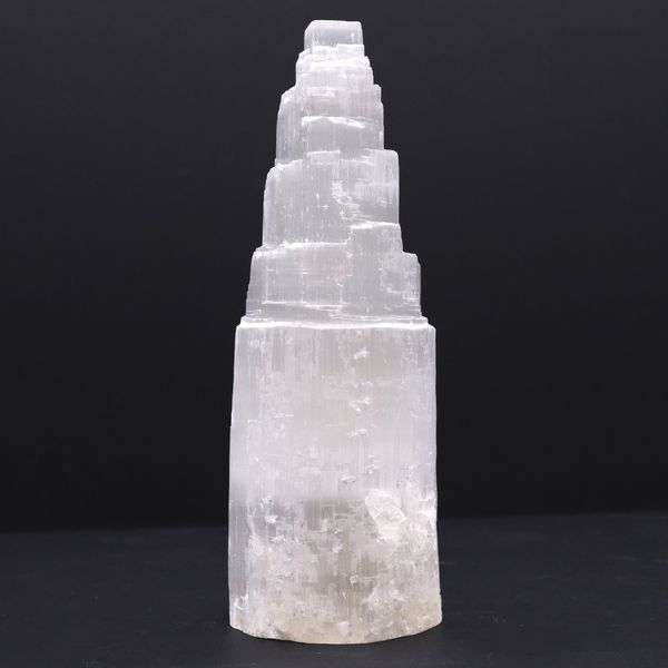 Seleniet Toren Lamp - Natuurlijk - 25 cm