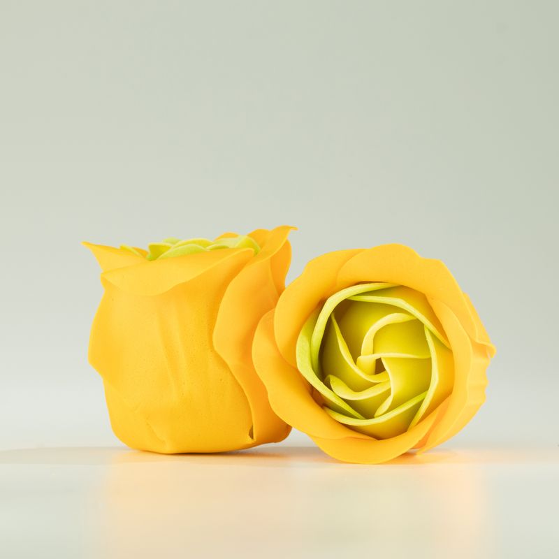 Doos met 3 zeepbloemen - Lenterozen