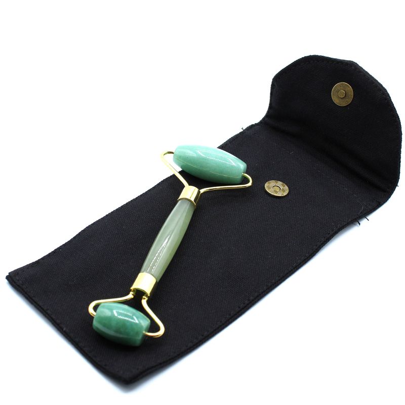 Edelsteen Gezichtroller - Jade met Etui
