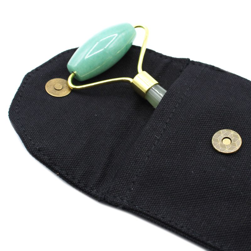 Edelsteen Gezichtroller - Jade met Etui