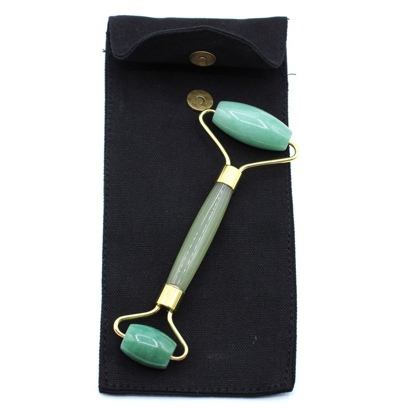 Edelsteen Gezichtroller - Jade met Etui