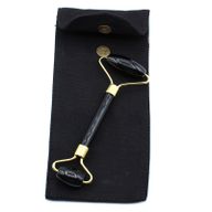 Edelsteen Gezichtsroller - Zwarte Obsidiaan met Etui