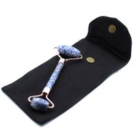 Edelsteen-gezichtsroller - sodaliet met etui
