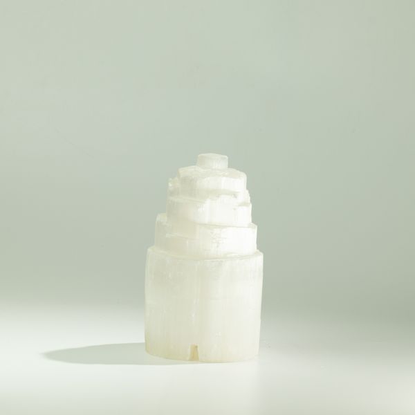 Seleniet Toren Lamp - Natuurlijk - 15 cm
