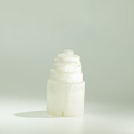 Natuurlijke seleniet-torenlamp - 15 cm