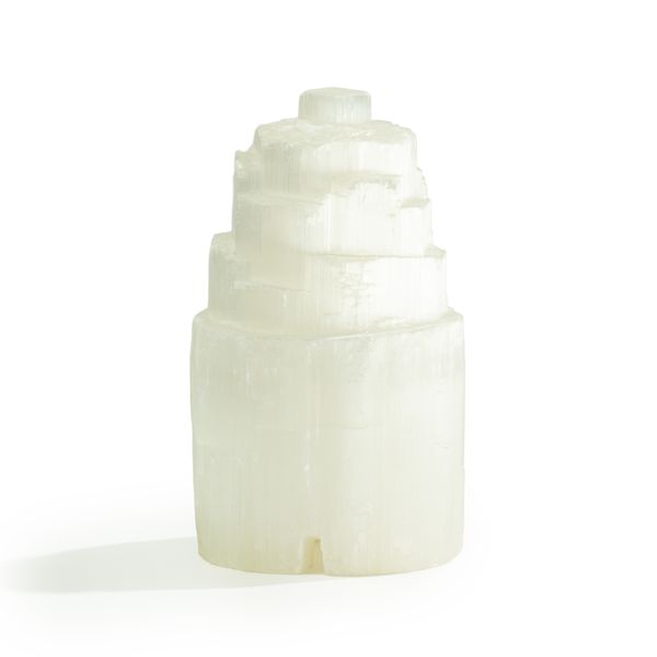 Seleniet Toren Lamp - Natuurlijk - 15 cm