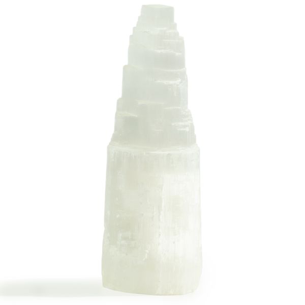 Seleniet Toren Lamp - Natuurlijk - 25 cm