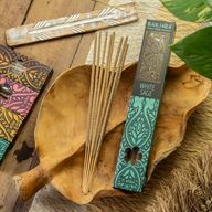 Banjara Extra Lang Smudge-stok - Witte Salie