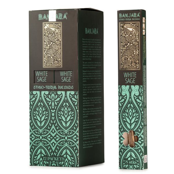 Banjara Extra Lange Smudge Stick - Witte Salie