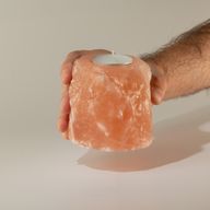 Kwalitatieve zoutkaarsenhouder van natuurlijk zout 600-800 g