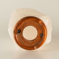 Crystal Rock Himalaya-zoutlamp - & basis ca. 2-3 kg