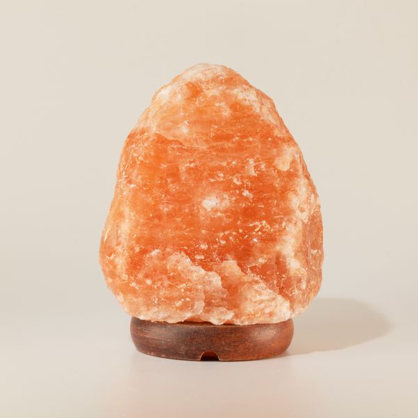 Himalaya Zout Lamp & Houten Voetstuk - 2-3kg