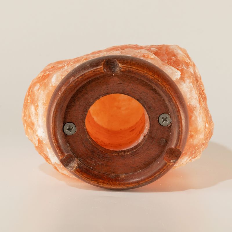 Kwaliteits natuurlijke zoutlamp - en basis ca. 2-3 kg