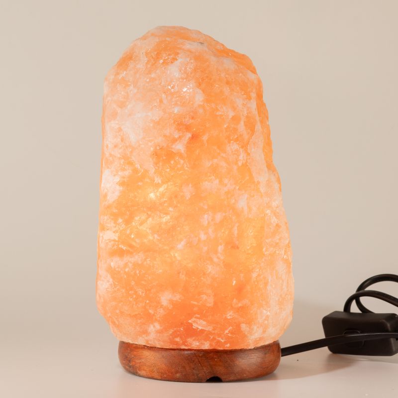 Kwalitatieve natuurlijke zoutlamp - & basis ca. 3-5 kg