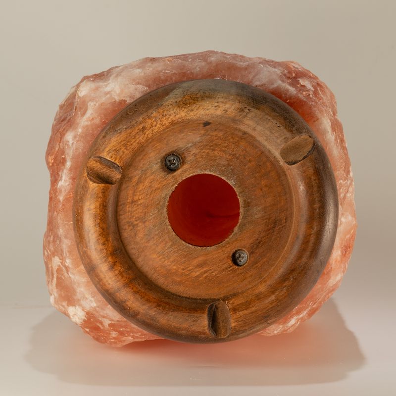 Kwalitatieve natuurlijke zoutlamp - & basis ca. 8-10 kg