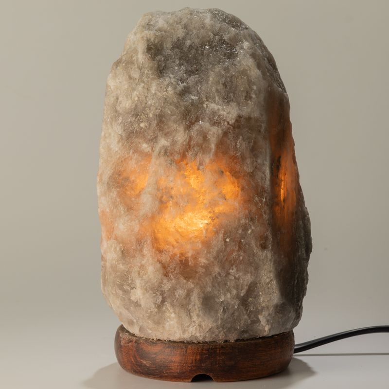Grijze Himalaya zoutlamp - 1,5 - 2 kg