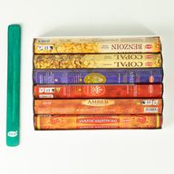 HEM Hexaganal Incence - Harsverzameling & Asvang (assortimentverpakking van 6 stuks)