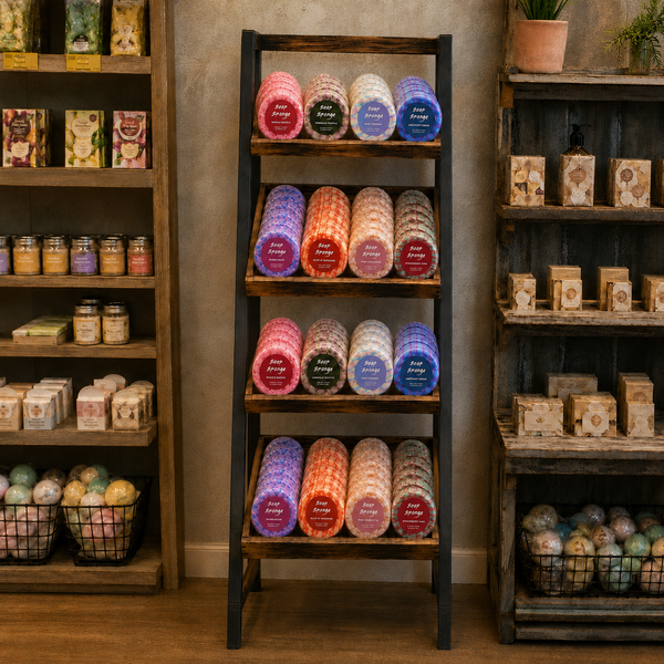 Starter en standaard van 48 Butter Bubble zeepsponsjes