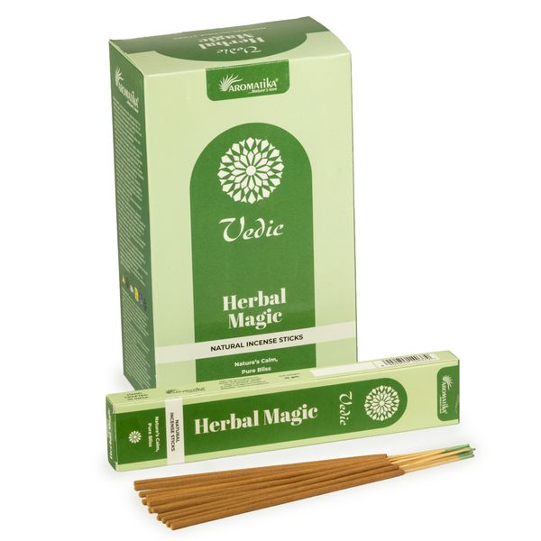 Box of 12 Vedic -Incense Sticks - Herbal Magic