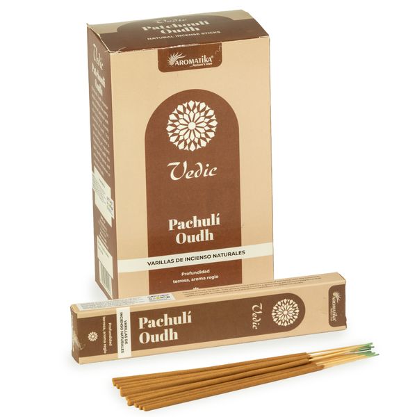 Vedic Wierookstokjes – Patchoeli Oudh – Doos Van 12