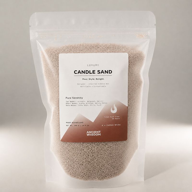 Geurende Kaars Zand - Latte Beige - Pure Sereniteit - 300 g