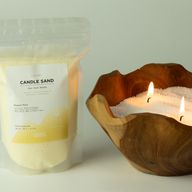 Geurende Kaars Zand - Latte Beige - Pure Sereniteit - 300 g
