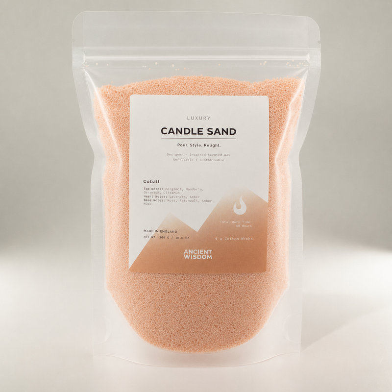 Geurend Kaarszand - Taupe Oranje - Kobalt - 300g