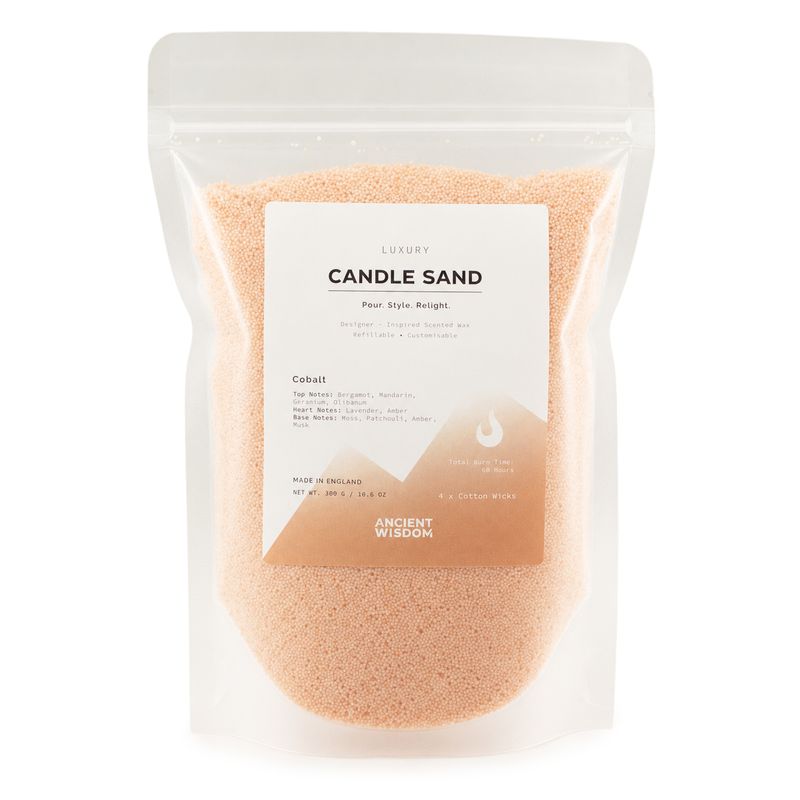 Geurend Kaarszand - Taupe Oranje - Kobalt - 300g