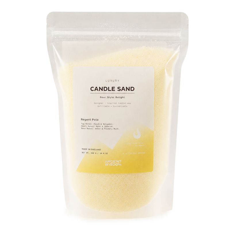 Geparfumeerde Kaars Zand - Crème - Regent Polo - 300g