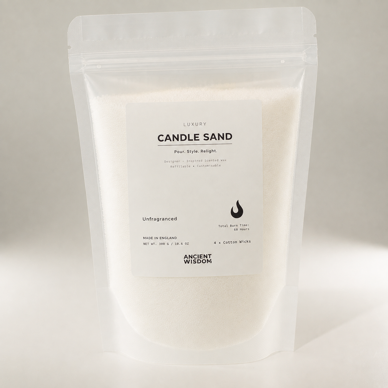 ongeparfumeerd kaarsenzand - wit - 300 g