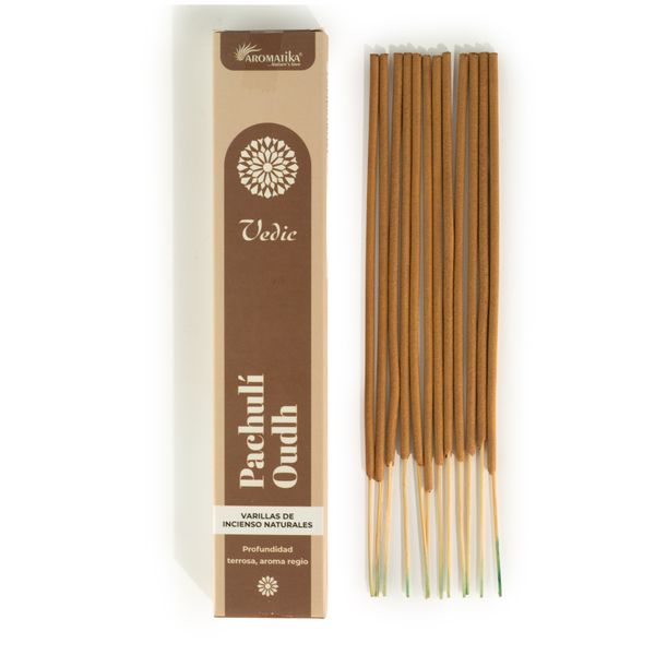 Vedic Wierookstokjes – Patchoeli Oudh – Doos Van 12