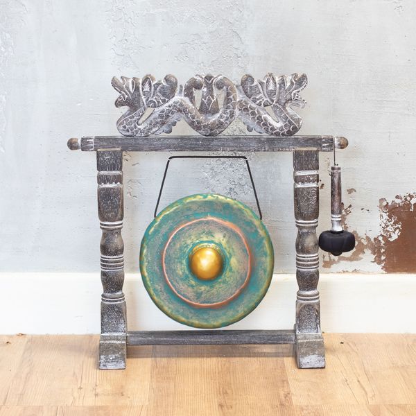 Kleine Gong in Standaard - 25cm - Greenwash