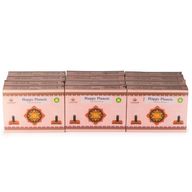 Verpakking van 104 Natuurlijke wierook-smudge stenen en brander - Happy Planets - Rituele blokjes