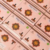 Verpakking van 104 Natuurlijke wierook-smudge stenen en brander - Happy Planets - Rituele blokjes