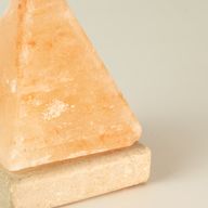 Kwaliteits USB-piramide zoutlamp - 9 cm (enkel)