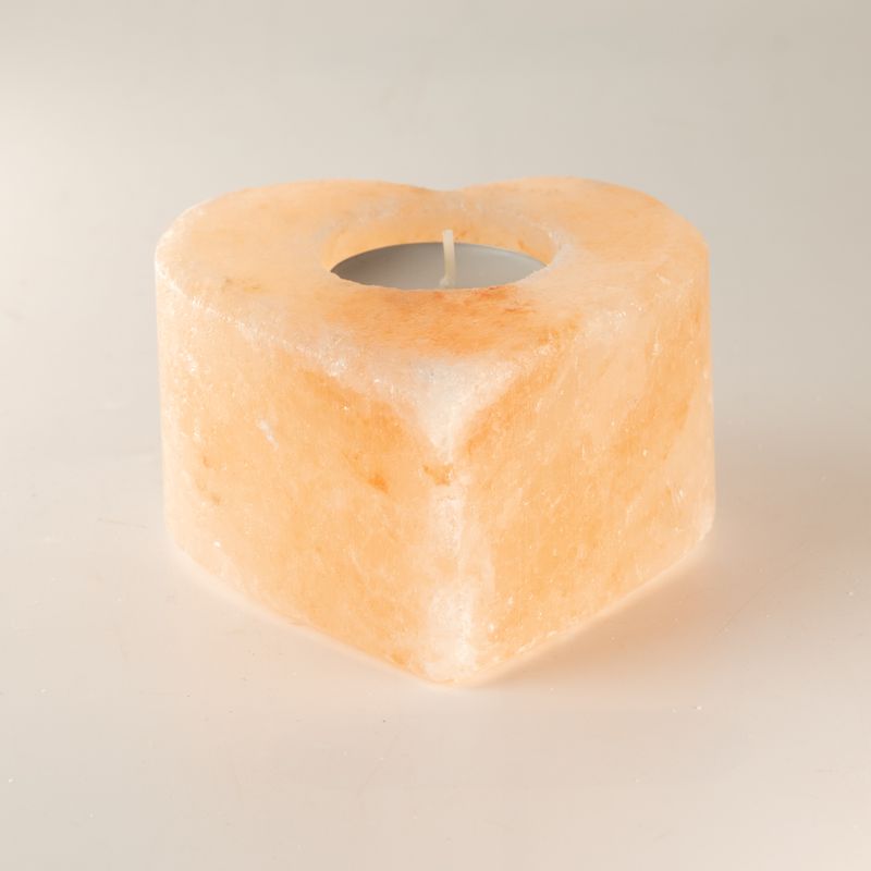 Zout Kaarsenhouder - Medium Hart