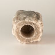 Grijze zoutkaarsenhouder 600-800 g