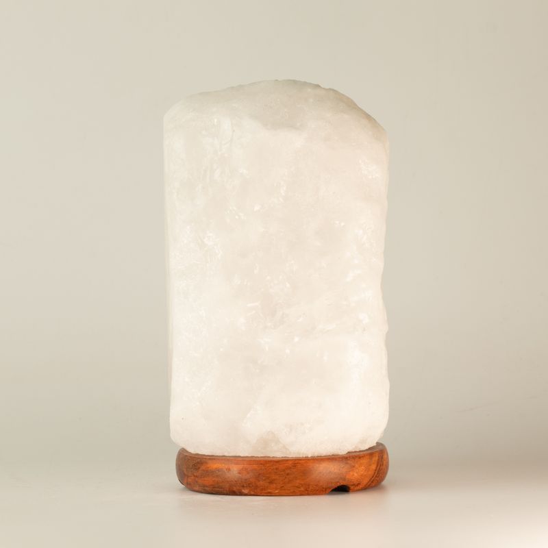 Kristal Rock Himalaya-zoutlamp - en basis ongeveer 3-5 kg